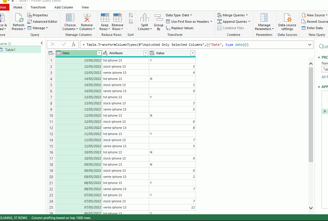 Séparer Les Valeur Dune Colonne Power Query 3721